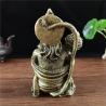 Statue d'Hanuman - Sculpture en résine bronze pour la décoration intérieure et porte-bonheur