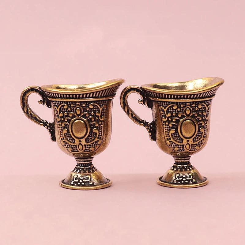 Antikes Buddha-Teeservice aus Kupfer & Schlüsselanhänger aus Messing – Geschenk