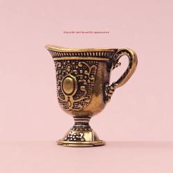 Antikes Buddha-Teeservice aus Kupfer & Schlüsselanhänger aus Messing – Geschenk