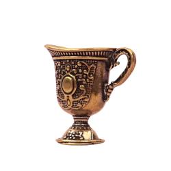 Antikes Buddha-Teeservice aus Kupfer & Schlüsselanhänger aus Messing – Geschenk