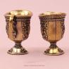 Antikes Buddha-Teeservice aus Kupfer & Schlüsselanhänger aus Messing – Geschenk