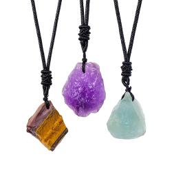 Collana di protezione in cristallo | Amuleto di quarzo per la guarigione Reiki