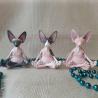 Nacktkatzen-Statue aus Kunstharz – Zen-Dekoration & Meditationsgeschenk