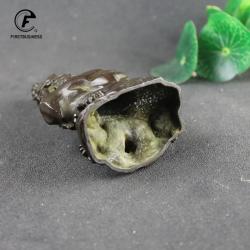 Miniatur-Guan-Yin-Buddha-Statuen aus China – Kupfer und Bronze