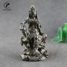 Miniatur-Guan-Yin-Buddha-Statuen aus China – Kupfer und Bronze