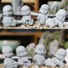 Resin Buddha Statue - Cute Monk Decor for Home & Garden