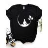 Buddha Lotus Print T-Shirt | Womens Casual & Loose Fit Tee