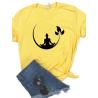 Buddha Lotus Print T-Shirt | Womens Casual & Loose Fit Tee