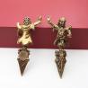 Ornamento Feng Shui con pestello Vajra in ottone - Decorazione buddista