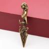 Ornamento Feng Shui con pestello Vajra in ottone - Decorazione buddista