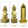 Fünf-Elemente-Pagoden-Amulett aus Messing: Feng Shui & Tibetische Dekoration