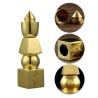 Fünf-Elemente-Pagoden-Amulett aus Messing: Feng Shui & Tibetische Dekoration