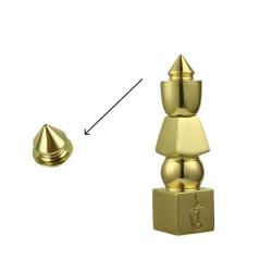 Fünf-Elemente-Pagoden-Amulett aus Messing: Feng Shui & Tibetische Dekoration