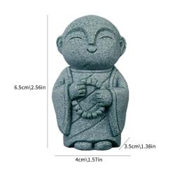 Tibet Buda Keşiş Figürleri: Zen Bahçesi ve Akvaryum Dekorasyonu