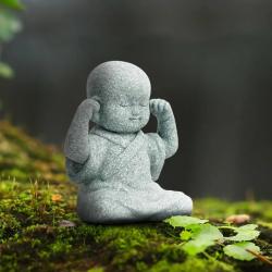 Tibet Budist Keşiş Figürü | Zen Dekorasyonu ve Meditasyon Hediyesi