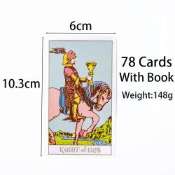 Pembe Kenarlı Tarot Destesi: Kehanet ve Eğlenceli Oyunlar İçin 78 Kart