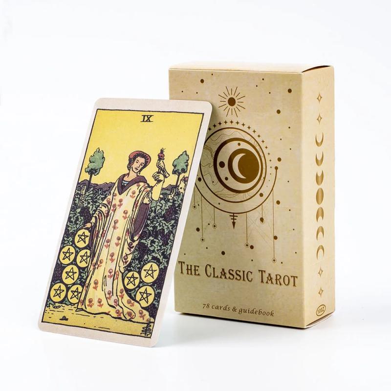 Klasik Tarot Destesi - Başlangıç ​​Seviyesi Fal Bakma ve Eğlence İçin 78 Kart