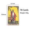 Klasik Tarot Destesi - Başlangıç ​​Seviyesi Fal Bakma ve Eğlence İçin 78 Kart