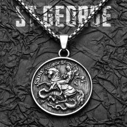 Drachenanhänger aus Edelstahl – Kraftvolles Amulett-Geschenk