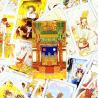Carte dei Tarocchi della Corte Retro: mazzo da 78 pezzi in stile cinese per tutti i livelli