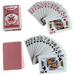 Gri Çekirdekli Poker Kart Destesi - 54 Parça, Sihir ve Parti Oyunları