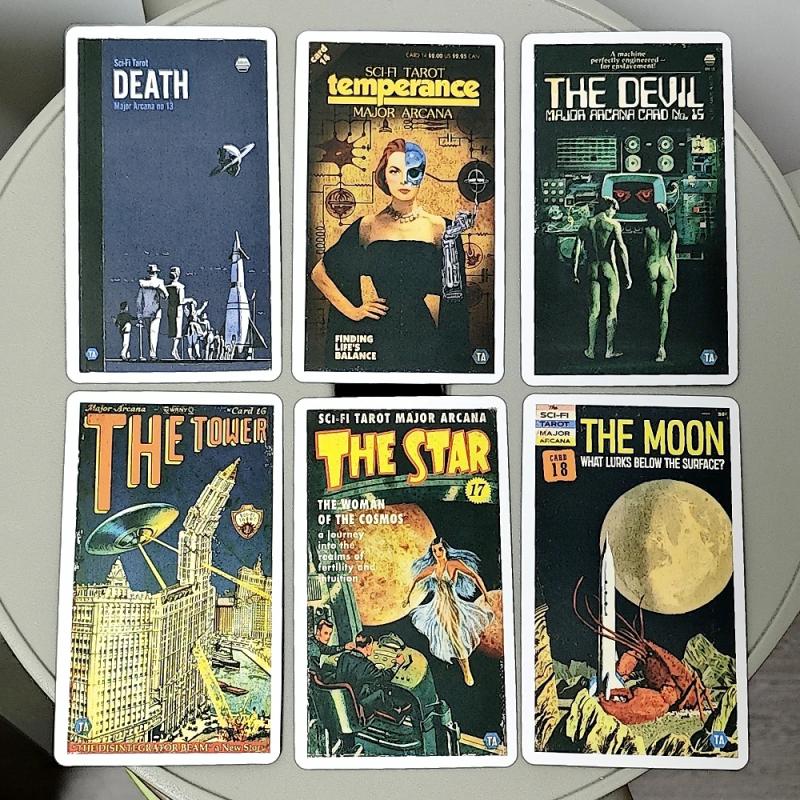 Todd Alcott'un Bilim Kurgu Tarot'u: 78 Rider Waite Kartı