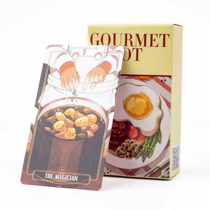 Gourmet Tarot Deck: 78 Divination Cards for Fortune Telling & Fun