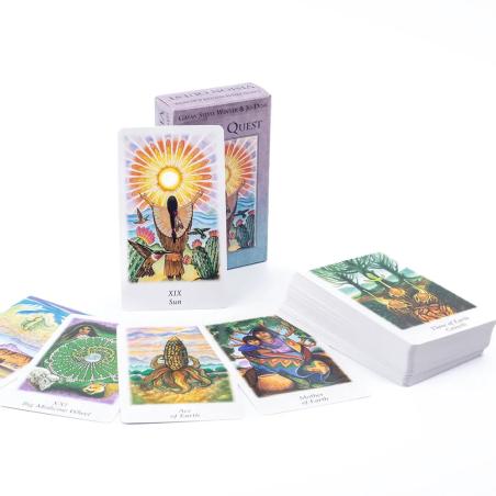 Vision Quest Tarot Destesi: Kehanet ve İçgörü İçin 78 Kart