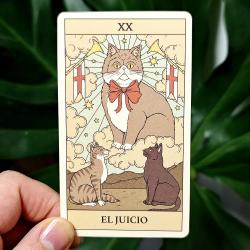 Tarot-Deck für Katzenliebhaber: Katzen beherrschen die Erde (Spanische Ausgabe)