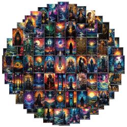 Fantastik Tarot Kartı Çıkartmaları | Dizüstü Bilgisayarlar ve Daha Fazlası İçin 100+ Adet