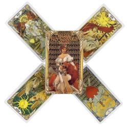 Art Nouveau Tarot Destesi: Altın Vizyoner Kehanet Okumaları