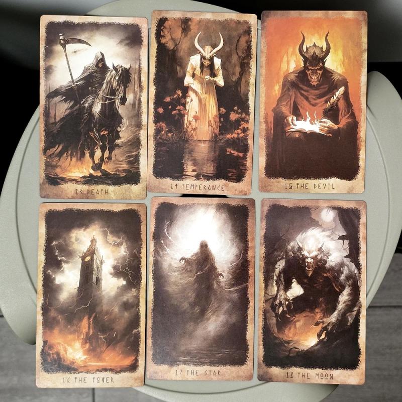 Horoskop-Tarot-Deck | 80 Karten mit Goldrand & RWS-System