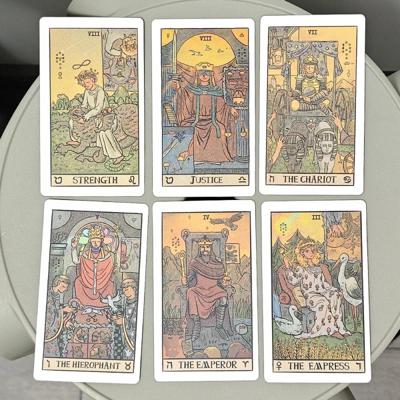 Mazzo di Tarocchi dell'Occhio Akashico: 78 carte pittoriche inverse