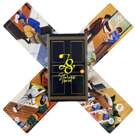 78 cartes de tarot narratives : divination oraculaire et lectures visionnaires