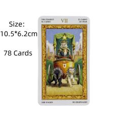 White Cat Tarot Deck: 78 Card Oracle for Divination & Readings