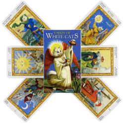 White Cat Tarot Deck: 78 Card Oracle for Divination & Readings