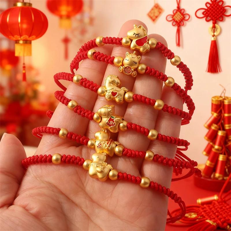 At Yılı Burç Bilekliği - Çin Feng Shui Tılsımı