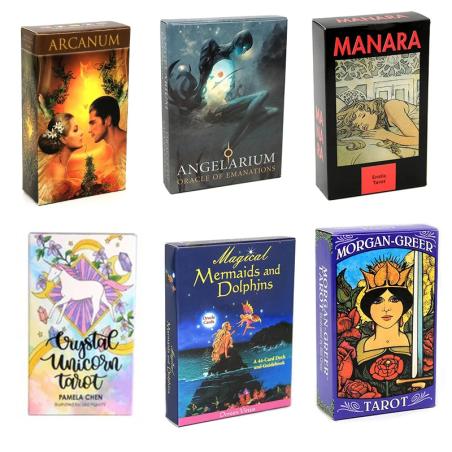 Jeu de cartes mystiques de tarot et d'oracle : Chats, Païen, Arcanes