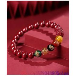 Bracciale Pixiu in cinabro vintage: portafortuna e gioielli particolari