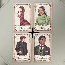 Affascinante mazzo Lenormand: delicate illustrazioni seppia per chiarezza
