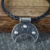 Amulette slave Lunula : Pendentif croissant de lune pour femmes
