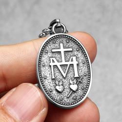 Ciondoli Guadalupe in acciaio inossidabile | Gioielli punk ed eleganti