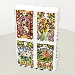Art Nouveau Lenormand Oracle Destesi - 36 Benzersiz Kart