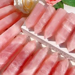 Pembe Kuvars Şifa Kristal Kulesi - Enerji ve Pozitif Titreşimler