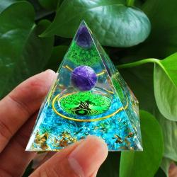 Ametist ve Peridot Orgon Piramidi: Meditasyon ve Ev Dekorasyonu