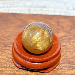 Altın Rutil Kristal Küre: Reiki Şifa ve Ev Dekorasyonu