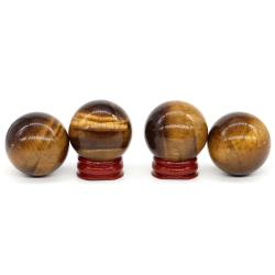 Kaplan Gözü Kristal Küre: Reiki Şifa ve Feng Shui Dekorasyonu