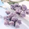 Cristal de lépidolite violette : pierre de guérison Reiki naturelle et décoration