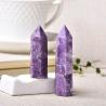Lapidolit-Obelisk: Heilturm und Dekoration aus violettem Kristall