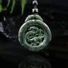 Jade-Phönix-Anhänger-Halskette - Authentisches chinesisches Amulett